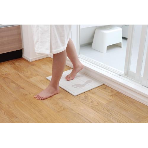 ＜なのらぼ＞足快バスマット コンパクト