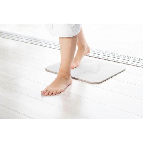 ＜なのらぼ＞足快バスマット コンパクト リバーシブル