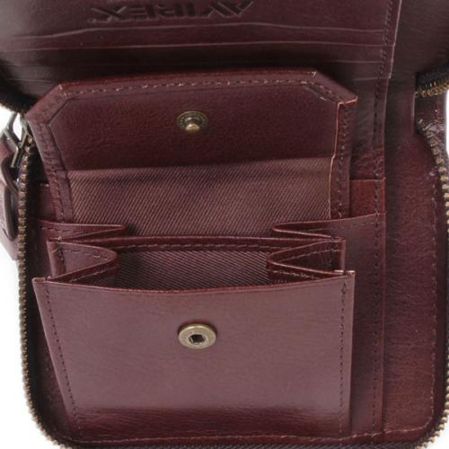 ＜AVIREX＞BEIDEシリーズ ミドル財布 AX9101