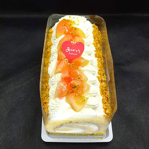 【母の日】桃ロールケーキ【受注締め切り日：2026/4/30】
