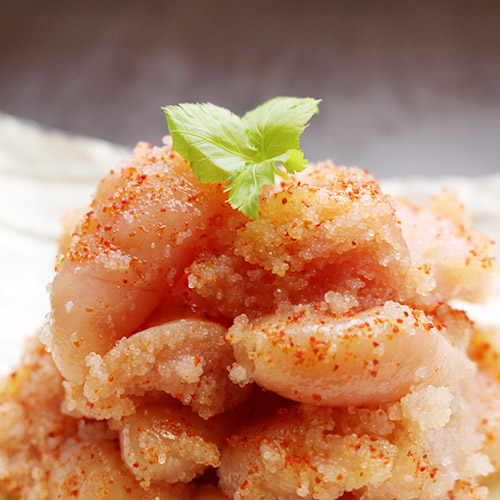 無着色辛子明太子(切子)と無着色たらこ(切子)セット