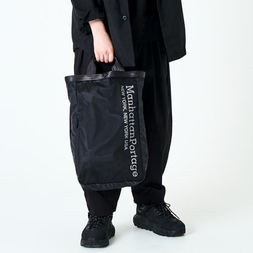 ＜Manhattan Portage BLACKLABEL＞SUNSET PARK TOTE BAG（M） MP1369RSNBL