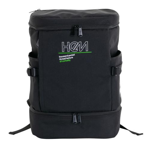 ＜HeM＞ジア 多機能・高収納バックパック ボックス型 2層式