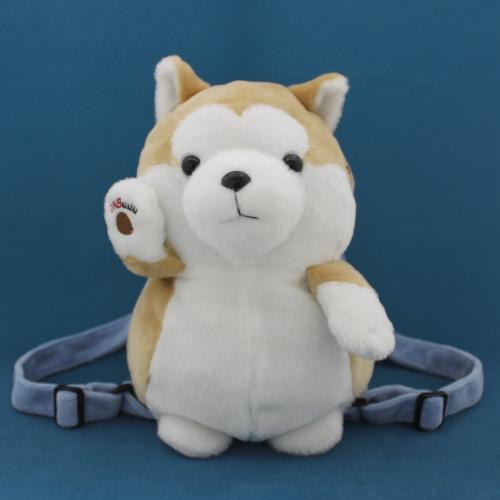 ＜大館能代空港＞秋田犬ぬいぐるみリュック（ブルー）