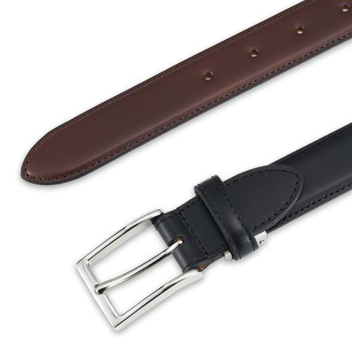 ＜池之端銀革店＞姫路産スムースレザーベルト