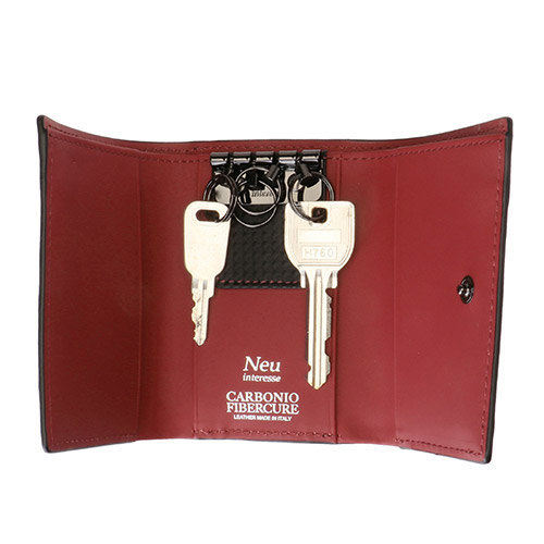 ＜ノイインテレッセ＞ナハト 3つ折り財布（キーケース対応）