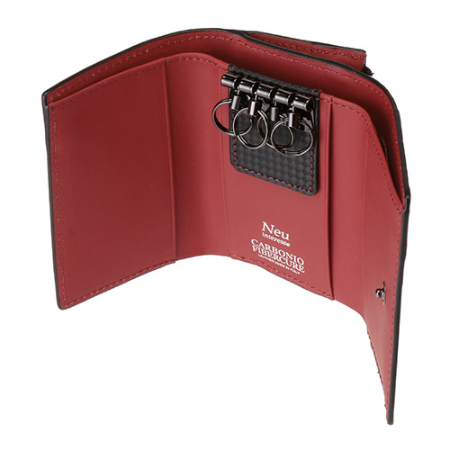 ＜ノイインテレッセ＞ナハト 3つ折り財布（キーケース対応）