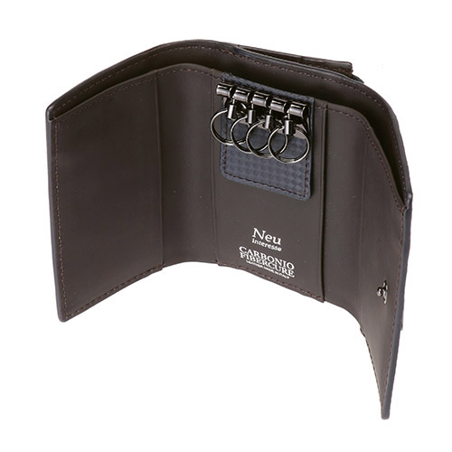 ＜ノイインテレッセ＞ナハト 3つ折り財布（キーケース対応）