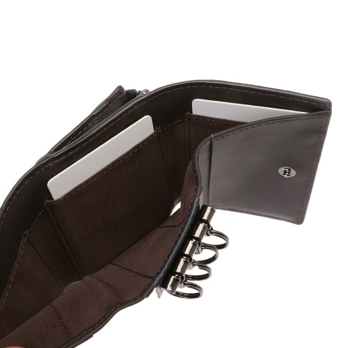 ＜ノイインテレッセ＞ナハト 3つ折り財布（キーケース対応）