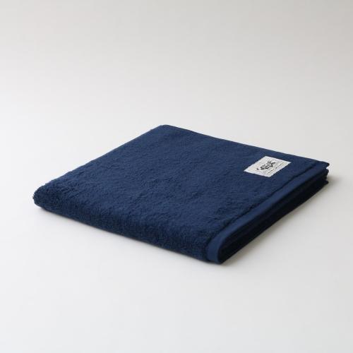 ＜テネリータ＞超甘撚りバスタオルロング・フェイスタオルセット（ネイビー）
