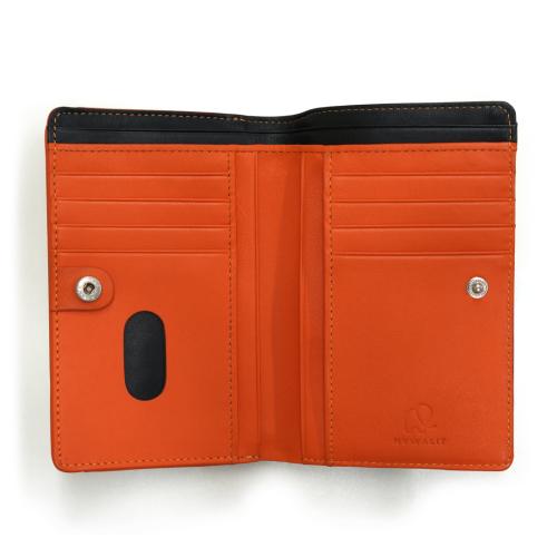 ＜MYWALIT＞ミドルウォレット（二つ折り財布）