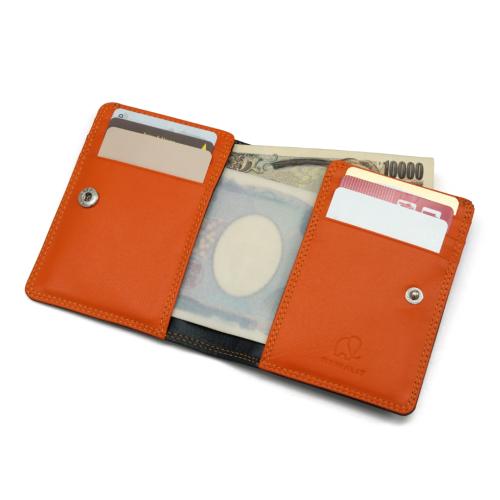 ＜MYWALIT＞スリムウォレット（二つ折り財布）