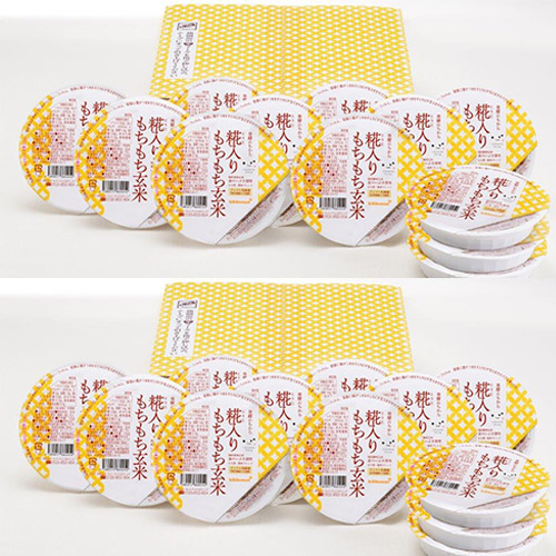 発酵のちから　糀入りもちもち玄米 24パック（オリジナルレシピ付き）