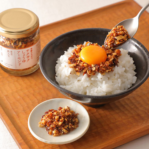 発酵のちから　糀入りもちもち玄米12パック・サクサクしょうゆアーモンド6個ギフト（オリジナルレシピ付き）