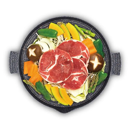 ＜ベストコ＞マーブルダイヤモンドコートジンギスカンプレート28cm ND-4860