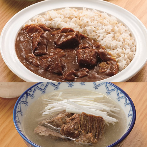 ＜牛たん炭焼利久＞カレー＆テールスープ6個セット