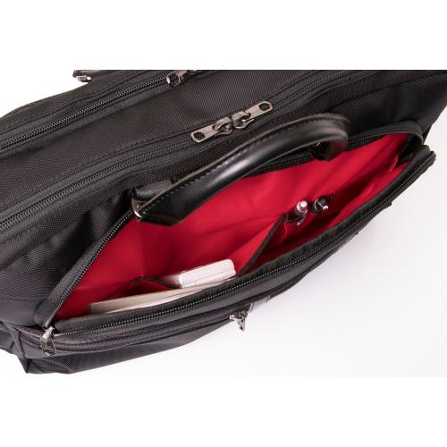 ＜HIDEO WAKAMATSU＞ルーバー 超強力ナイロン 横型ビジネスバッグ