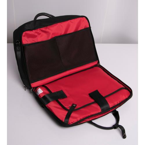 ＜HIDEO WAKAMATSU＞ルーバー 超強力ナイロン 横型ビジネスバッグ