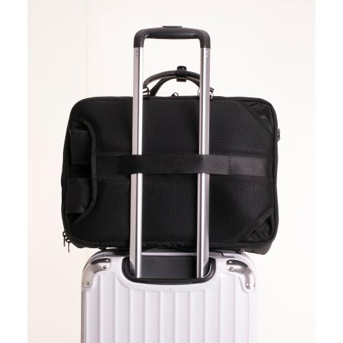 ＜HIDEO WAKAMATSU＞ルーバー 超強力ナイロン 横型ビジネスバッグ