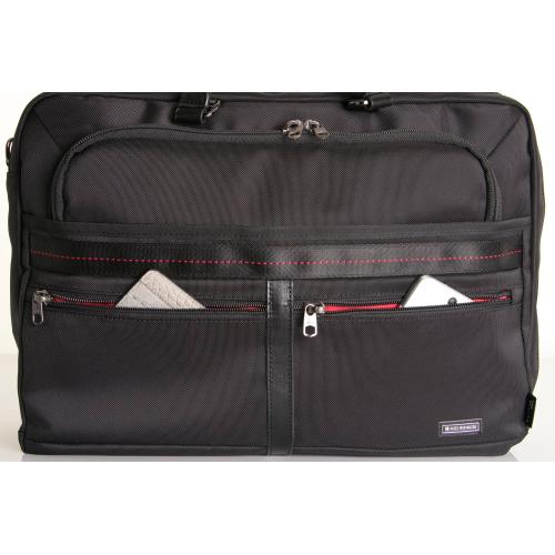 ＜HIDEO WAKAMATSU＞ルーバー 超強力ナイロン 横型ビジネスバッグ