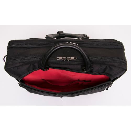 ＜HIDEO WAKAMATSU＞ルーバー 超強力ナイロン 横型ビジネスバッグ