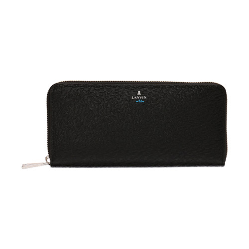 ＜ランバン オンブルー＞ワグラム/ファスナー式長財布 579606