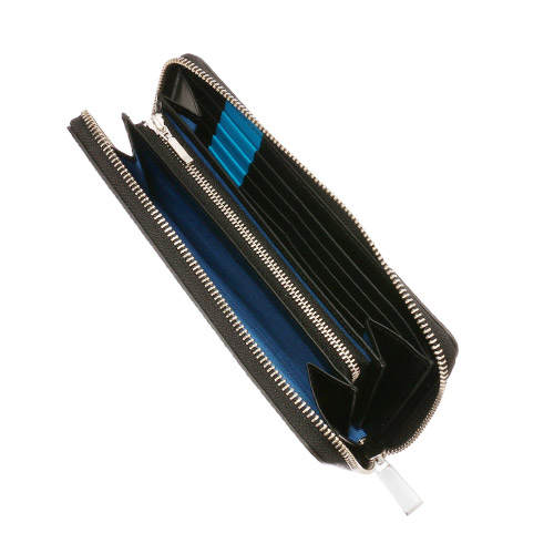 ＜ランバン オンブルー＞ワグラム/ファスナー式長財布 579606