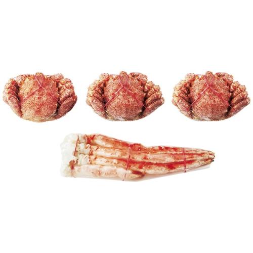 たらば毛蟹食べ比べ