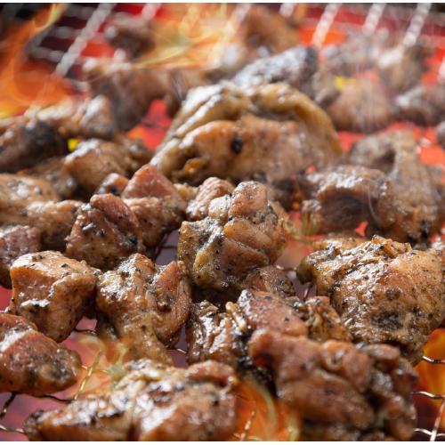 ＜まるいち＞鶏の炭火焼き3個セット