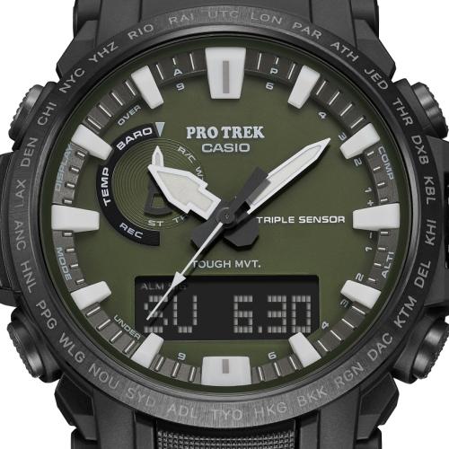 ＜カシオ＞PROTREK Climber Line 世界6局対応電波ソーラーウォッチ PRW-61Y-3JF