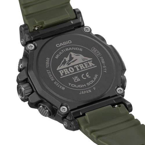 ＜カシオ＞PROTREK Climber Line 世界6局対応電波ソーラーウォッチ PRW-61Y-3JF