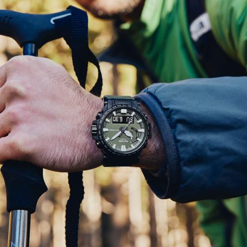 ＜カシオ＞PROTREK Climber Line 世界6局対応電波ソーラーウォッチ PRW-61Y-3JF