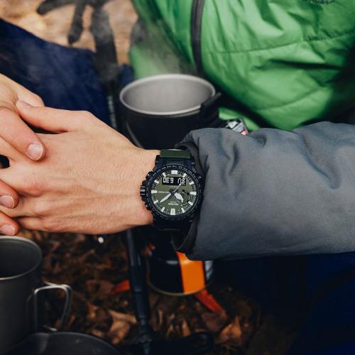 ＜カシオ＞PROTREK Climber Line 世界6局対応電波ソーラーウォッチ PRW-61Y-3JF