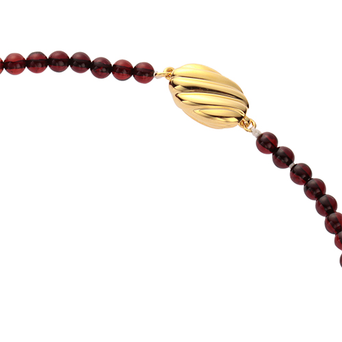 ＜ミワ＞琥珀ネックレス