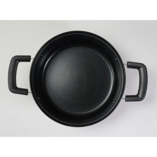 ＜ベストコ＞リンピオ ステンレス3層底ふっ素樹脂加工IHキャセロール20cm