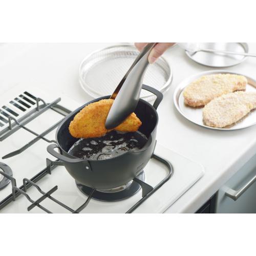 ＜ヨシカワ＞アイカタ 鉄製揚げ鍋