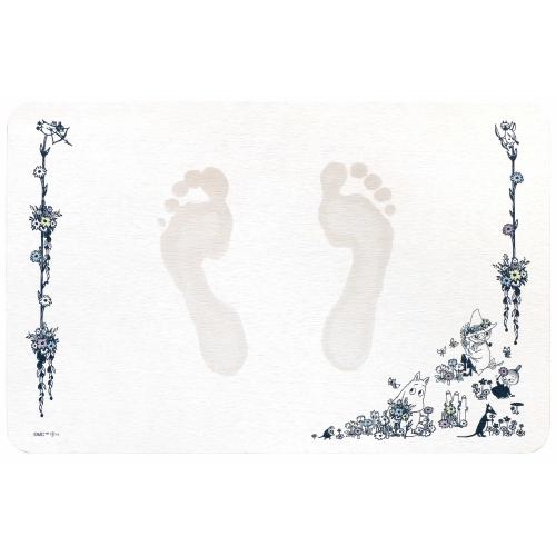 ＜ヨコズナ＞珪藻土 バスマット 花畑