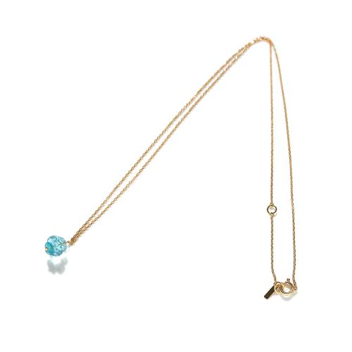 ＜HASUNA＞＊3月誕生石 Luxe Essence ネックレス アクアマリン&アパタイト
