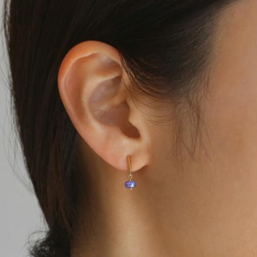 ＜HASUNA＞＊12月誕生石 Signature ピアス タンザナイト