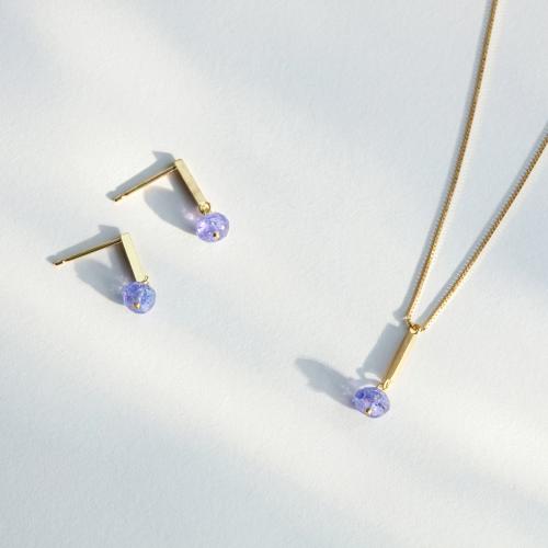 ＜HASUNA＞＊12月誕生石 Signature ピアス タンザナイト