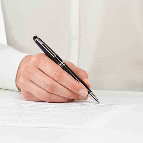 ＜モンブラン＞マイスターシュテュック プラチナ クラシック ボールペン　ＭＢ１３２４４６