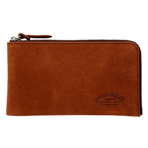 ＜池之端銀革店＞バッファローレザーL字長財布