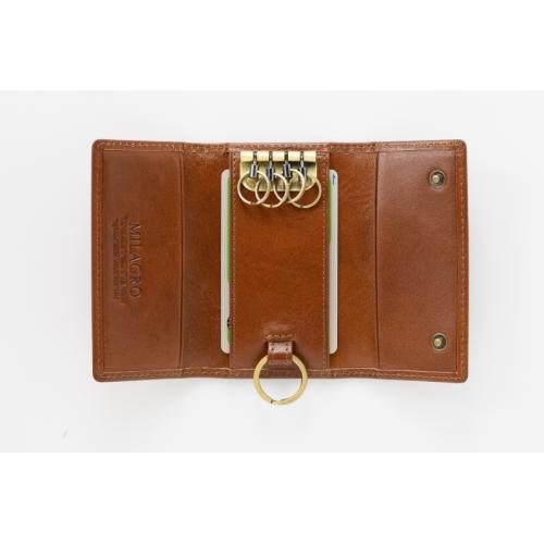 ＜ミラグロ＞イタリアンレザー・4連キーケース