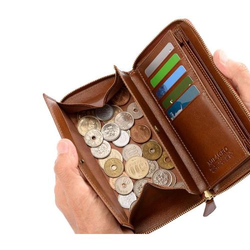 ＜ミラグロ＞イタリアンレザー・スマートギャルソンウォレット