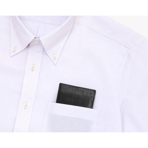 ＜ミラグロ＞姫路グレージングレザー・スマートウォレット(小銭入れなし)