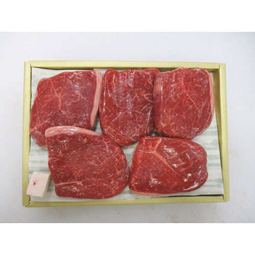 【長野県】★長野県の認定牛肉★＜信州プレミアム牛肉＞モモステーキ用5枚 450ｇ