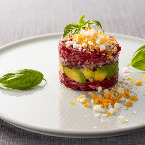 ＜北海道＞黒毛和牛生ハムユッケ丼セット