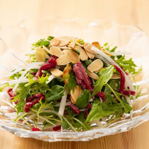 ＜北海道＞黒毛和牛生ハムユッケ丼セット