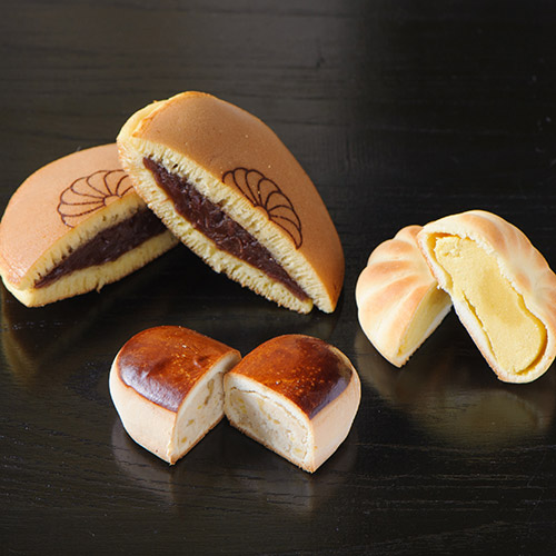 【奈良県】＜御菓子司 本家菊屋＞奈良銘菓詰合（三笠焼・菊之寿・栗饅頭 各５）