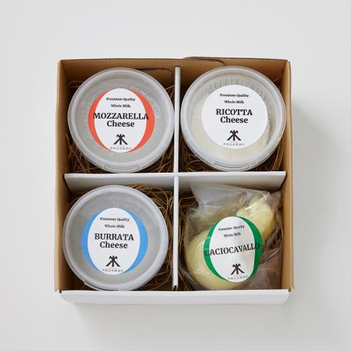 ＜伊能忠次郎商店＞4種のフレッシュチーズセット